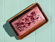 Gâteau voyageur framboise, citron et ruby